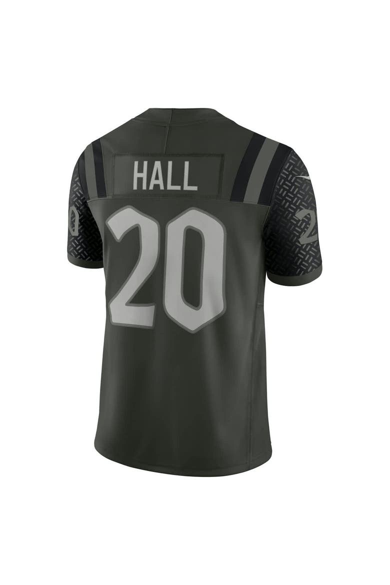 Men's Nike Breece Hall Gotham Green New York Jets 2025 Rivalries Collection Limited Jersey, Alternate, color, Green