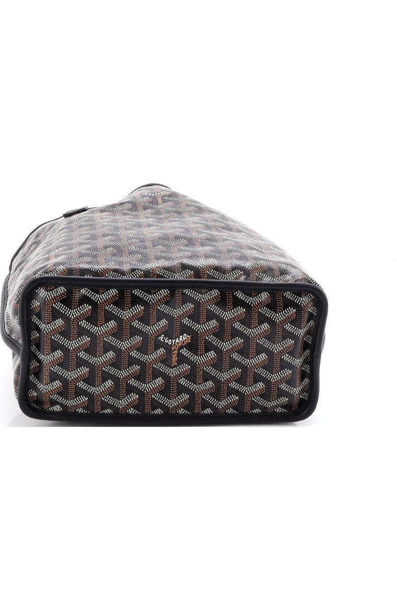 Pre-Owned Goyard Anjou Reversible Tote Coated Canvas Mini, Alternate, color, Black