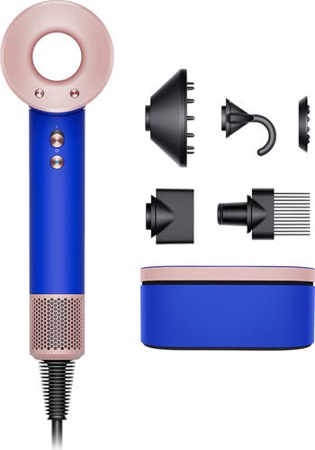 ヘアドライヤー Dyson hair dryer HD08 Blue/Rose Dyson Supersonic Hair Dryer, Special Edition Blue/Rose Set