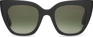 TOMS Sydney 50mm Gradient Small Cat Eye Sunglasses