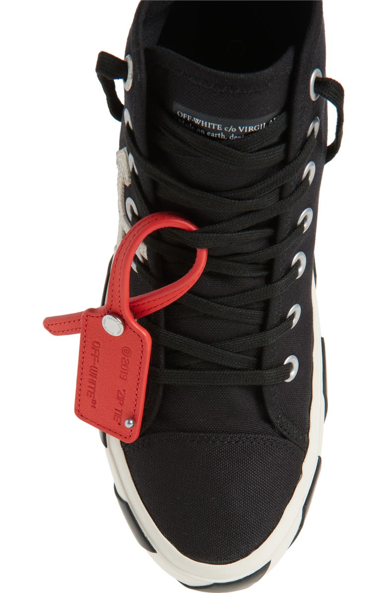 Off-White Mid Top Vulcanized Sneaker, Alternate, color,