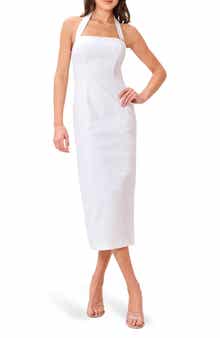 FLYING TOMATO Denim Midi Dress