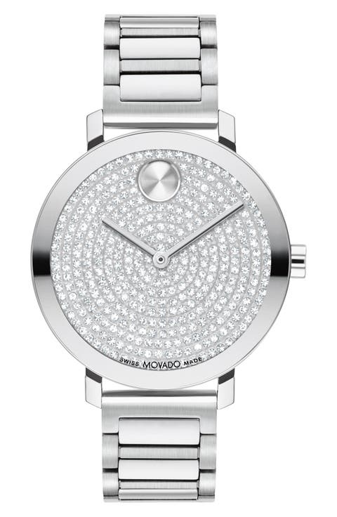 Bold Evolution 2.0 Crystal Bracelet Watch, 34mm