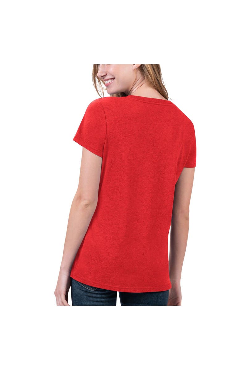 G-III 4HER BY CARL BANKS Women's G-III 4Her by Carl Banks Heathered Red Atlanta Falcons Main Game T-Shirt, Alternate, color, 