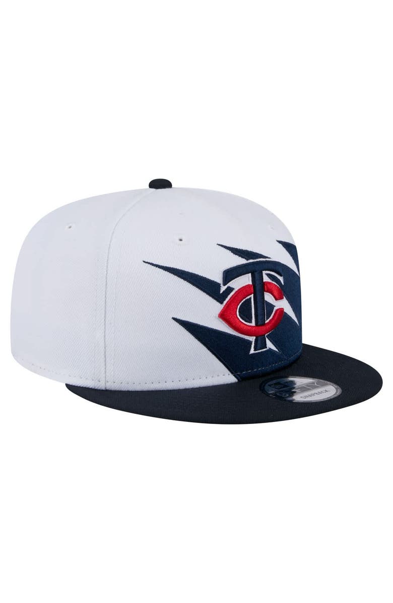 New Era Men's New Era Navy/White Minnesota Twins Jagged 9FIFTY Snapback Hat, Alternate, color, Navy