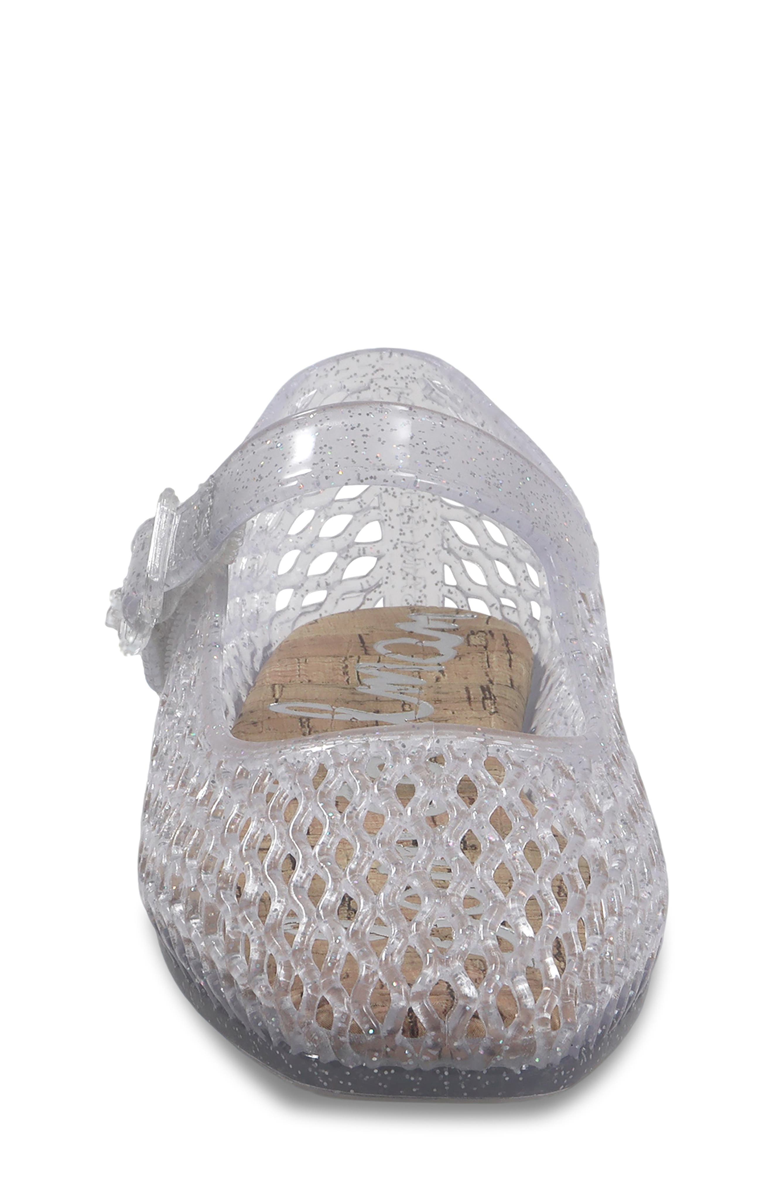 Sam Edelman Kids' Quinn Jelly Mary Jane Flat, Alternate, color, Clear