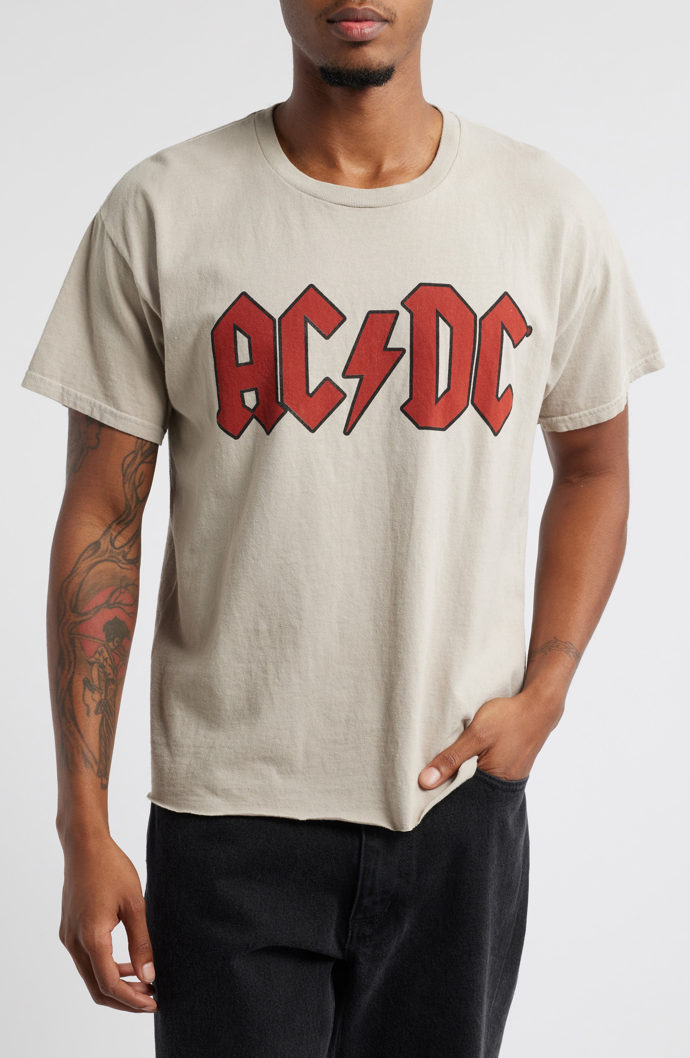 AC/DC Power Up Crop Graphic T-Shirt (Men) | Nordstromrack