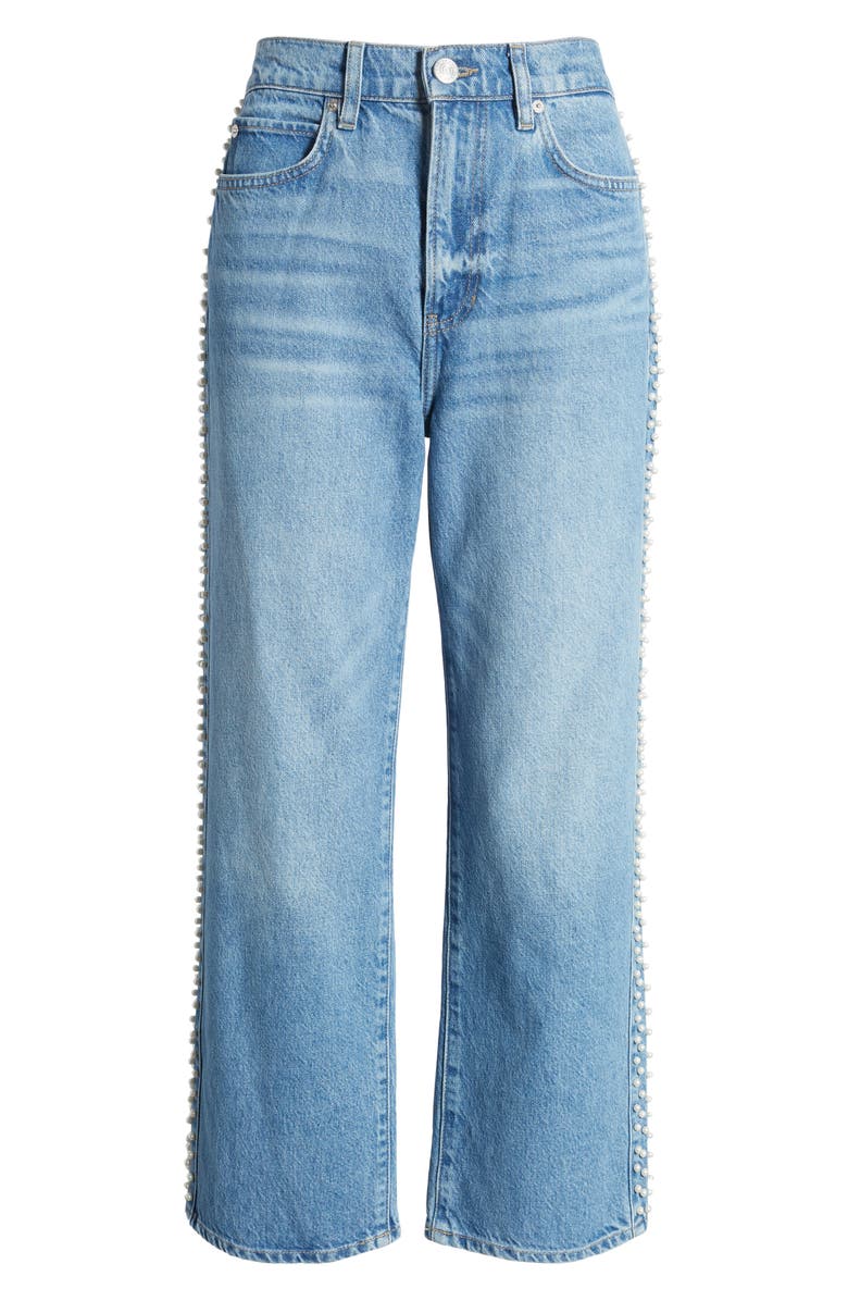 FRAME Atelier Le Jane High Waist Ankle Straight Leg Jeans, Alternate, color, 