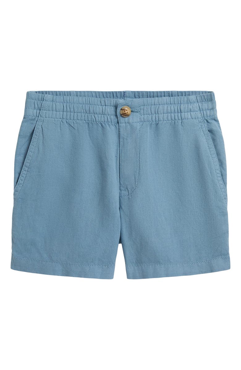 Polo Ralph Lauren Kids' Prepster Linen & Cotton Shorts, Main, color, Vessel Blue