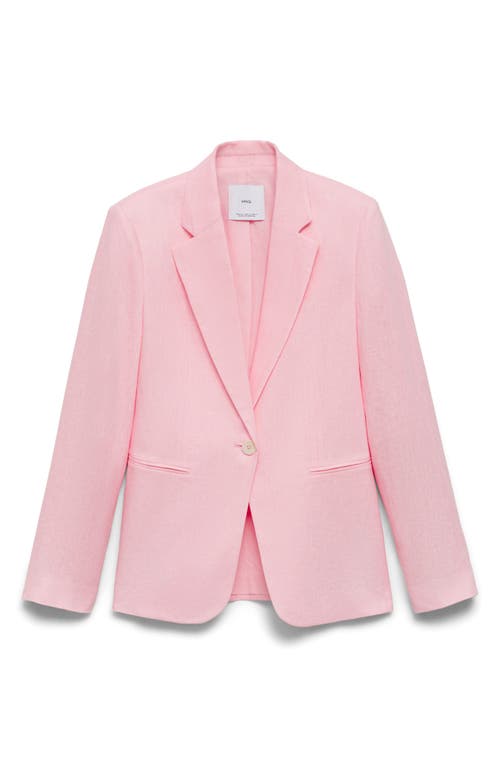 Mango Boreli Linen Blazer