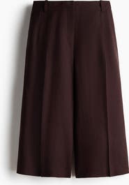 H&M Wide Linen-blend Culottes