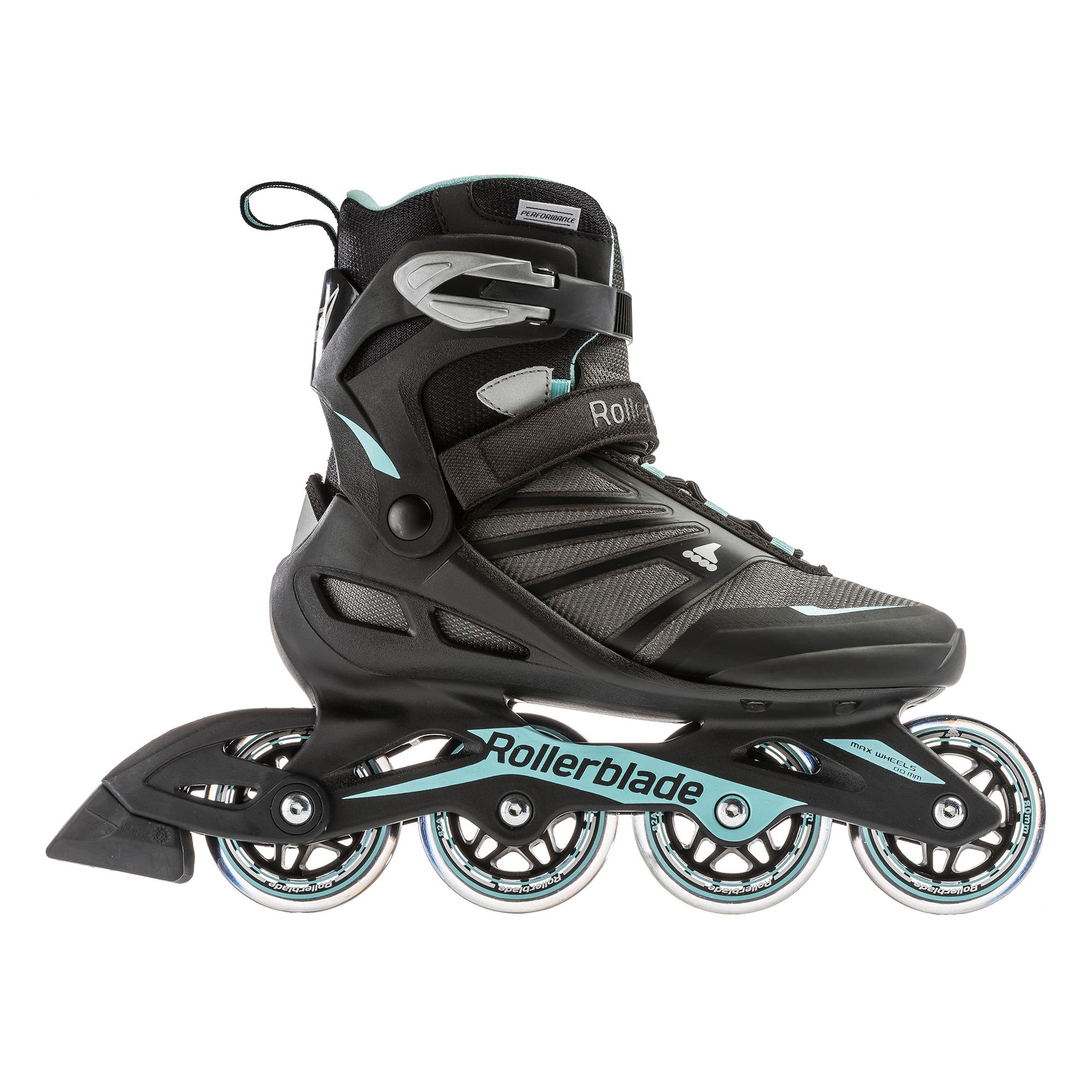 Zetrablade Womens Inline Skates, Main, color, Black/Light Blue