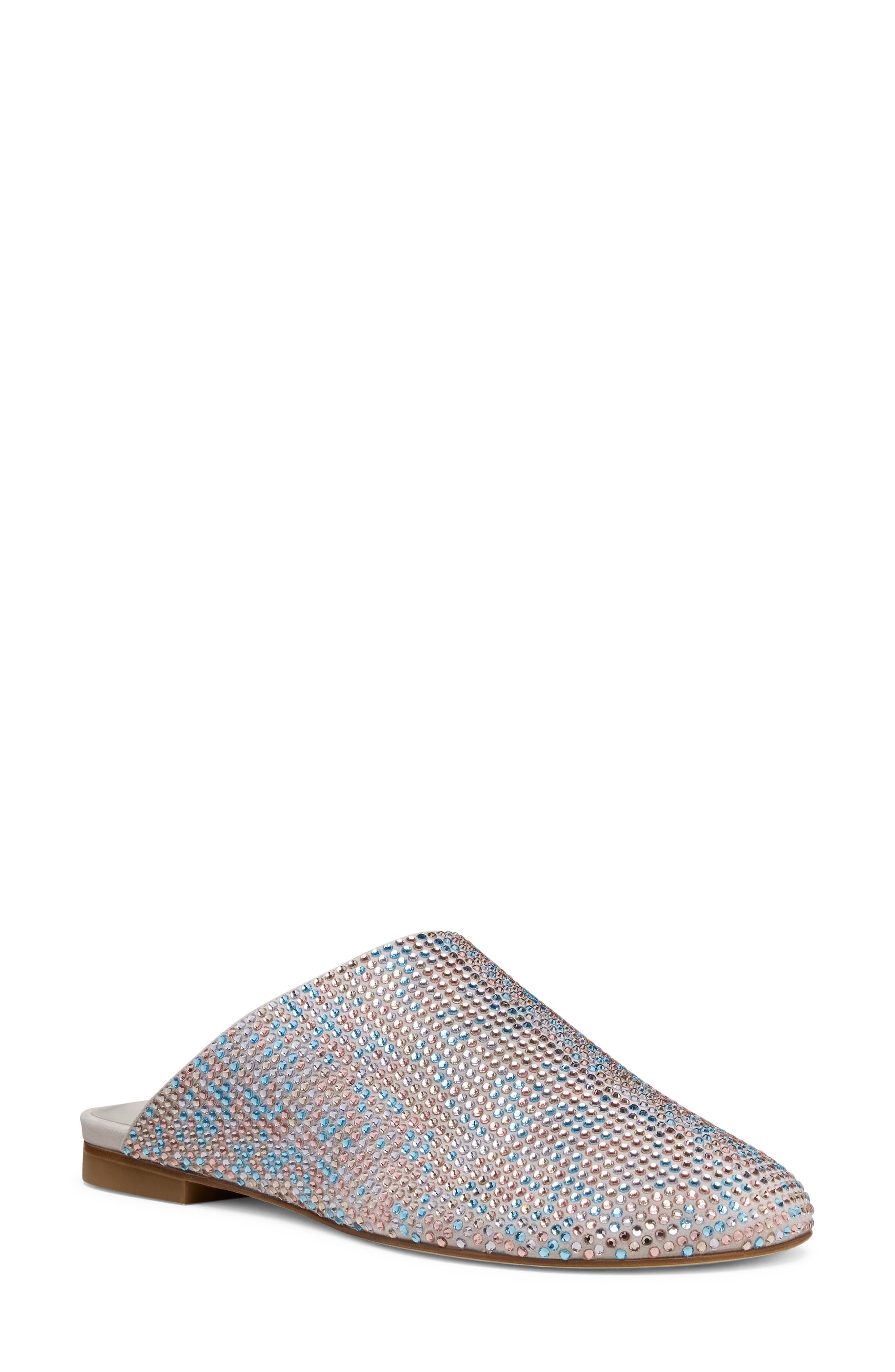 Stuart Weitzman Talia Shine Mule, Main, color, Perla