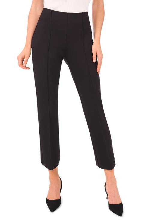 Pintuck Pleat Ponte Pants