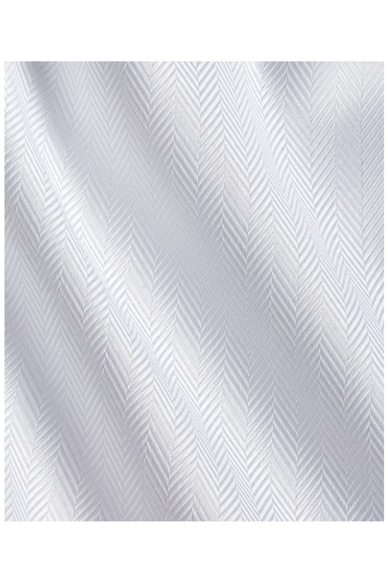 Regular Fit Solid Herringbone Formal Shirt, Alternate, color, WHITE