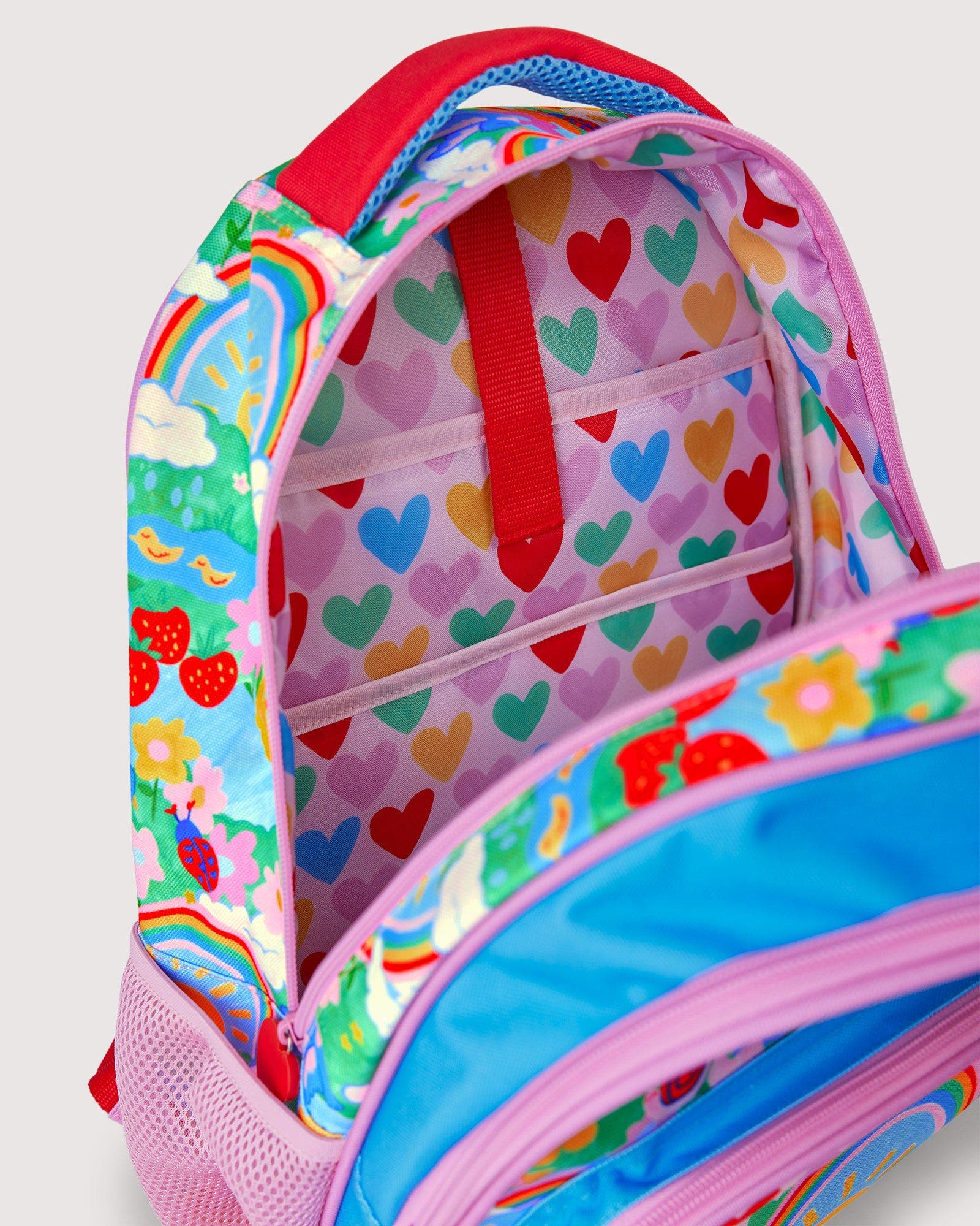 Rainbow Garden Mini Explorer Backpack, Alternate, color, Rainbow Garden