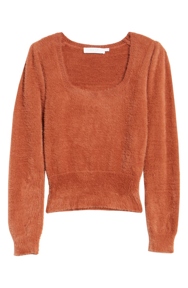 ASTR the Label Fuzzy Crop Sweater, Alternate, color,