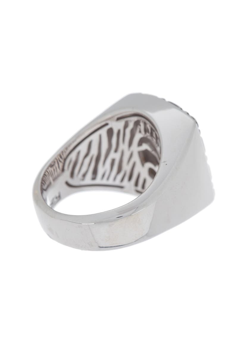 Sterling Silver & 18K Yellow Gold Pebbled Texture Ring - Size 10, Alternate, color, NONE
