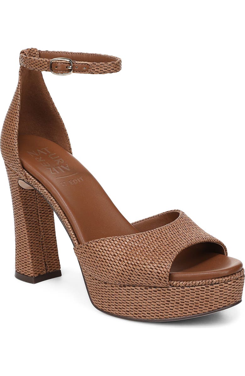 27 EDIT Naturalizer Delphie Ankle Strap Platform Sandal, Main, color,