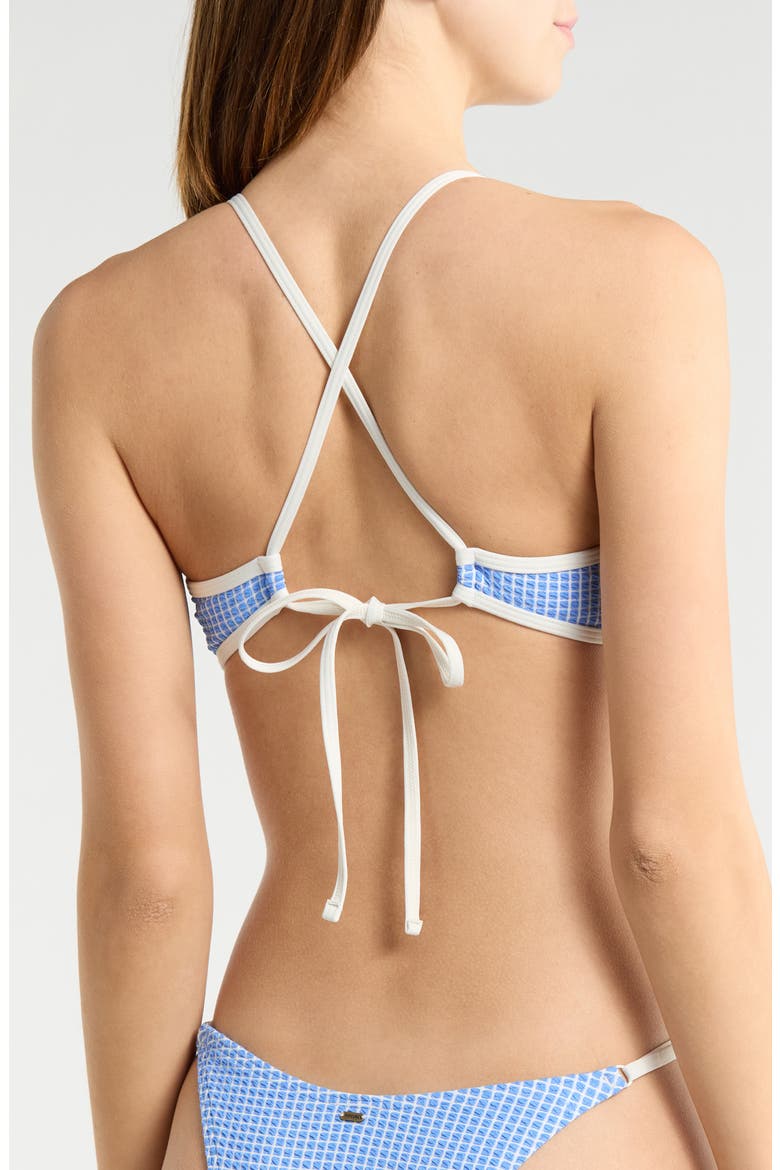 Poolside Crossback Swim Top, Alternate, color, BLUE