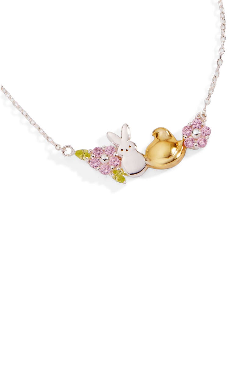 Alex and Ani Peeps<sup>®</sup> Precious Peepsake Necklace, Alternate, color, Two Tone