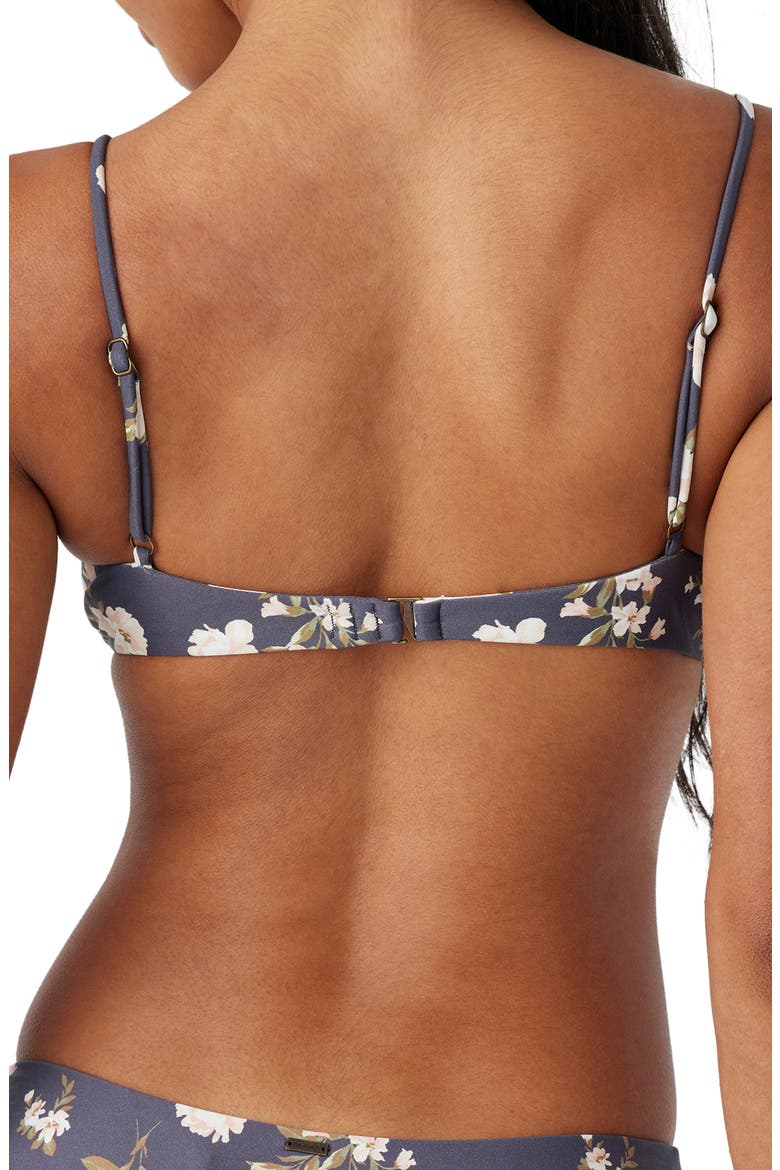 Kendra Floral Pismo Bikini Top, Alternate, color, PERISCOPE