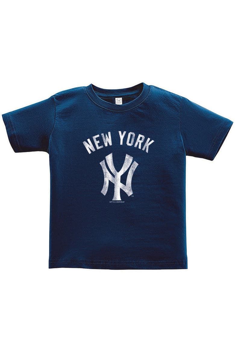 Toddler Soft as a Grape Navy New York Yankees Cooperstown Collection Shutout T-Shirt, Main, color, Navy