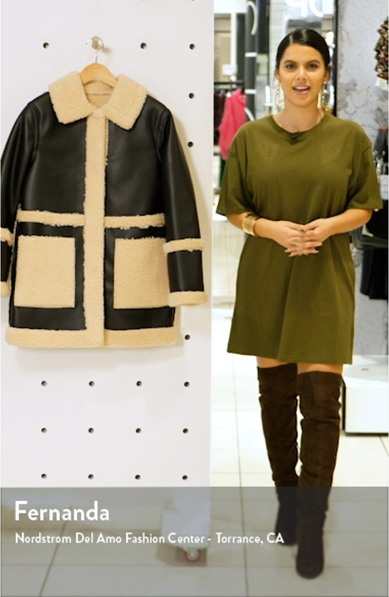 Raven Reversible Faux Shearling Coat, sales video thumbnail