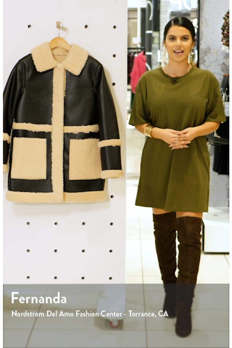 Raven Reversible Faux Shearling Coat video