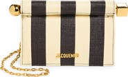 Jacquemus La Petite Pochette Rond Carré Nylon Clutch