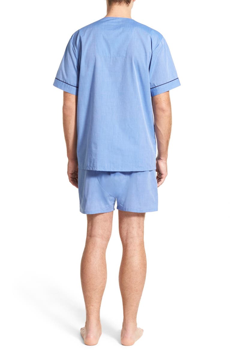 Cotton Blend Pajamas, Alternate, color, BLUE