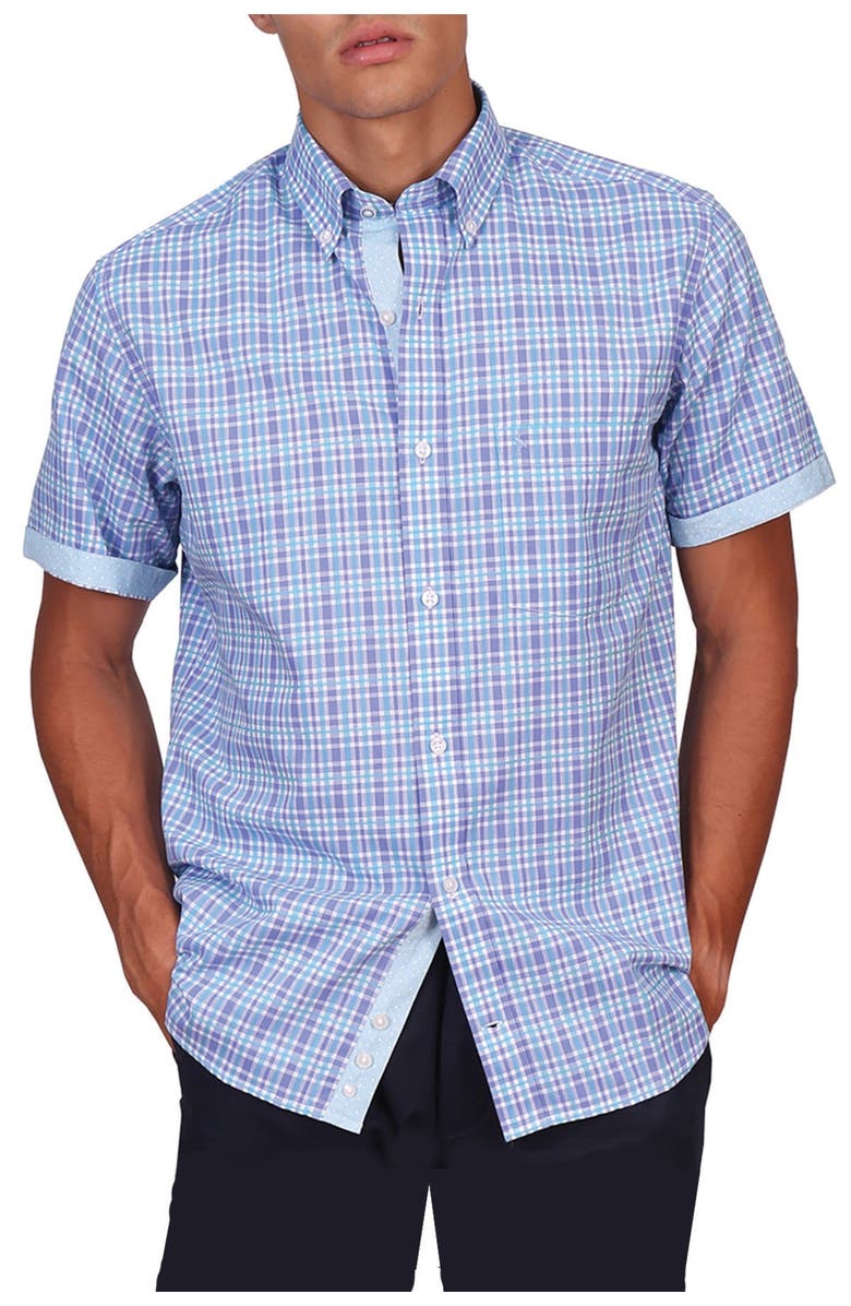 TailorByrd Plaid Print Classic Fit Shirt, Main, color, 