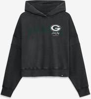 FANATICS Women's Fanatics Black Green Bay Packers Counter Run Pullover Hoodie