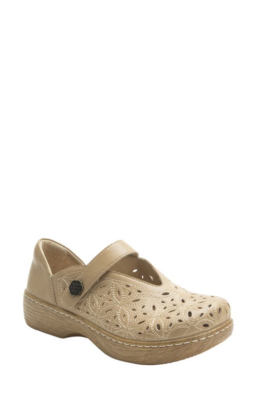 Alegria By Pg Lite Ophelia Clog In Nude