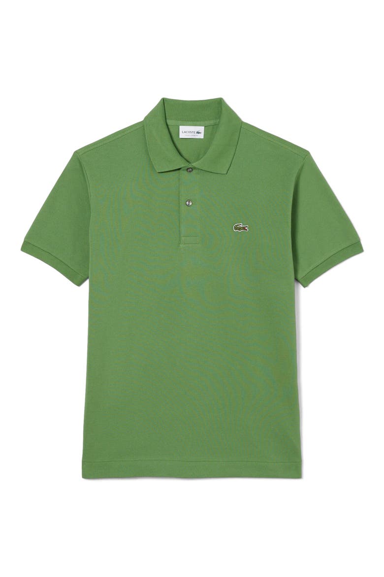 Regular Fit Piqué Polo, Alternate, color, GREEN FIELD
