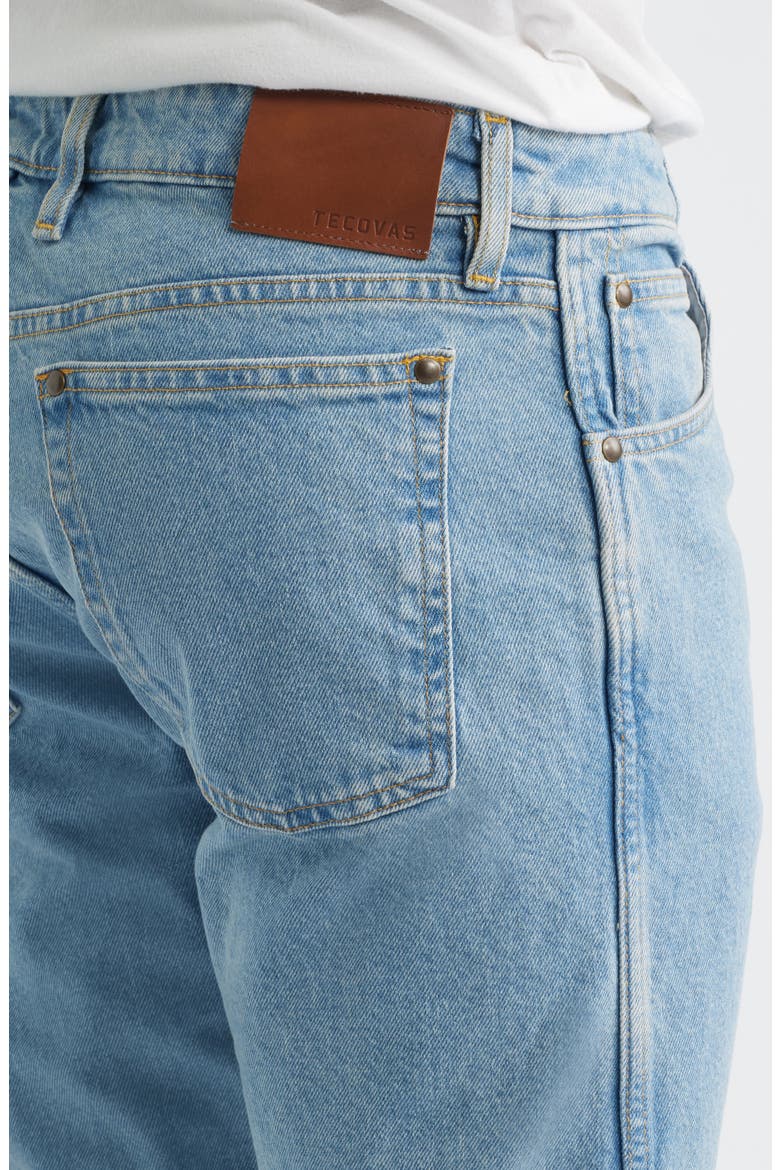Slim Straight Heritage Denim Jeans, Alternate, color, LIGHT BLUE