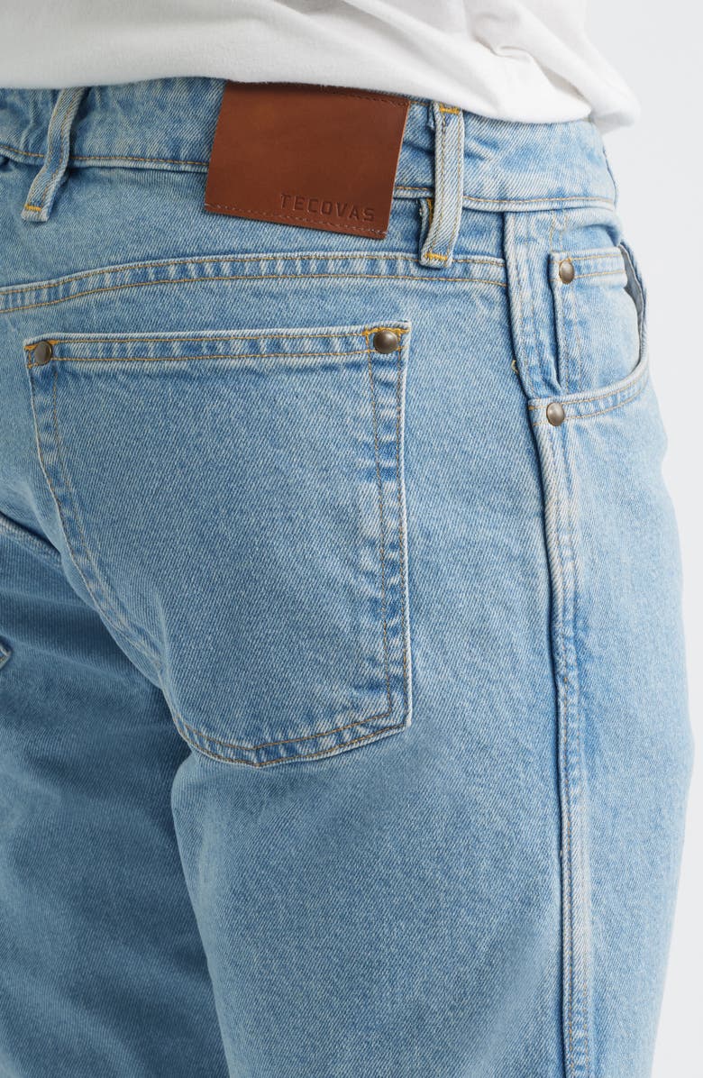 Tecovas Slim Straight Heritage Denim Jeans, Alternate, color, Light Blue