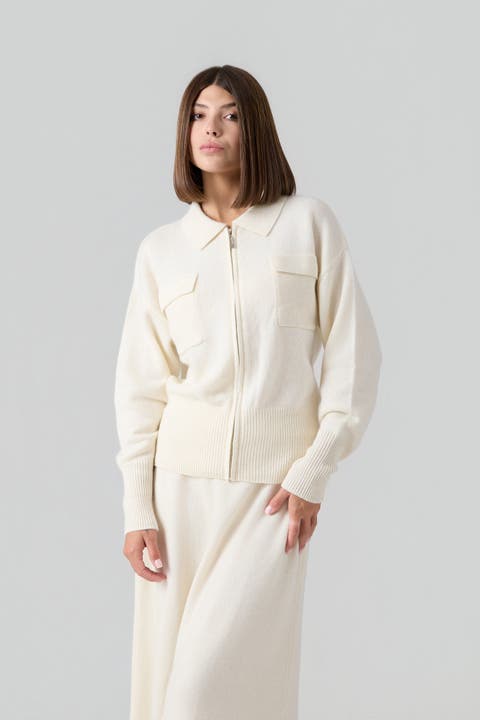 Cashmere Blend Cardigan