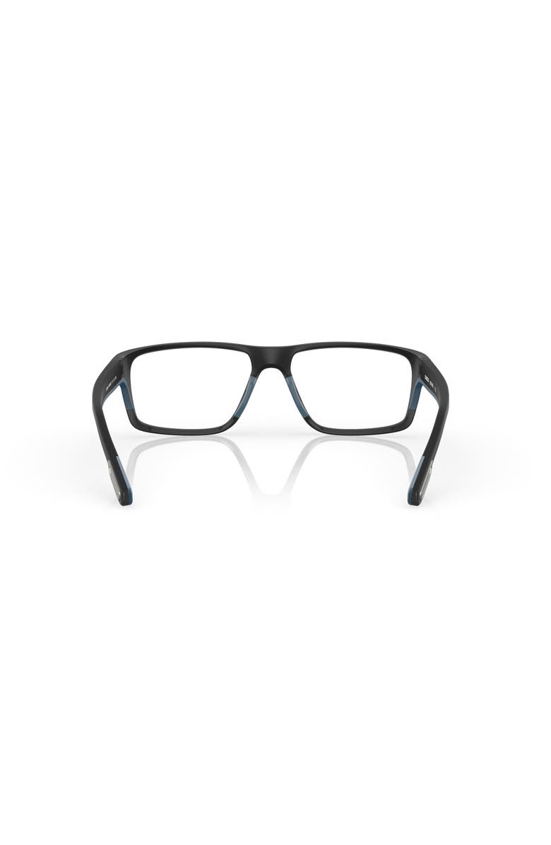 Costa 59mm Rectangle optical glasses, Alternate, color, Black