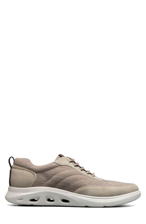 Nunn Bush Ponte Knit Moc Toe Sneaker In Taupe Multi