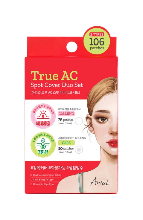 True AC Spot Cover Duo Set in box 106 patches