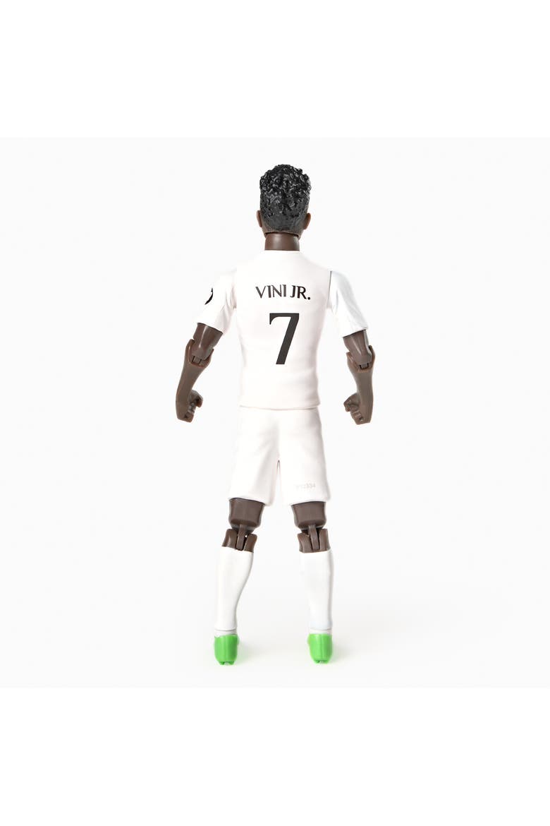 SOCKERS Real Madrid CF Vinicius Junior 8" Collectible Soccer Action Figure, Alternate, color, White