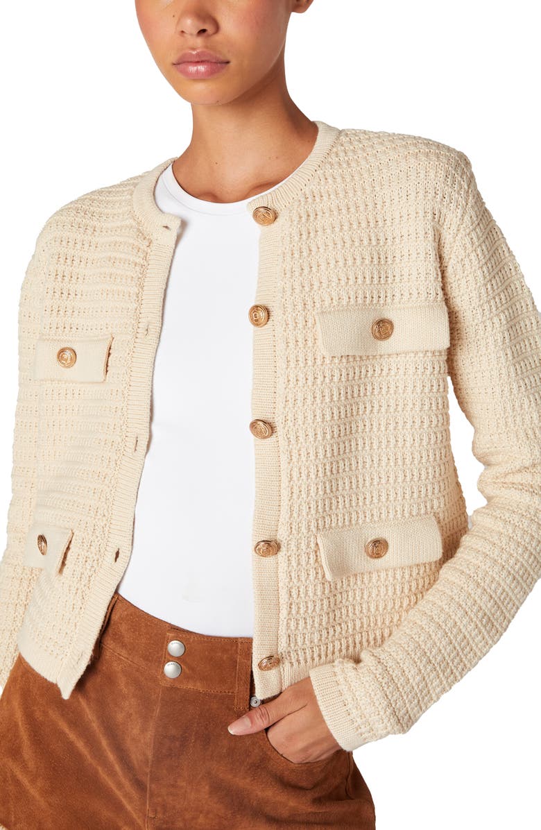 BLANKNYC Crop Sweater Jacket, Alternate, color, 