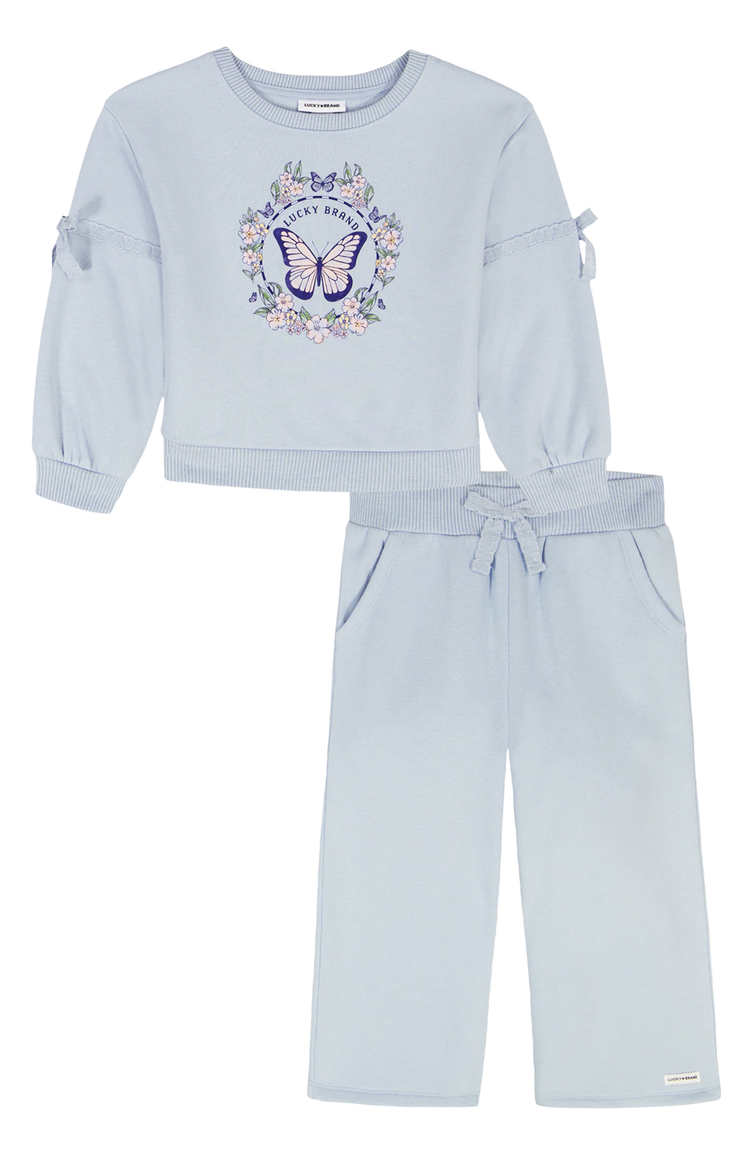 Lucky Brand Kids' Sweatshirt & Sweatpants Set