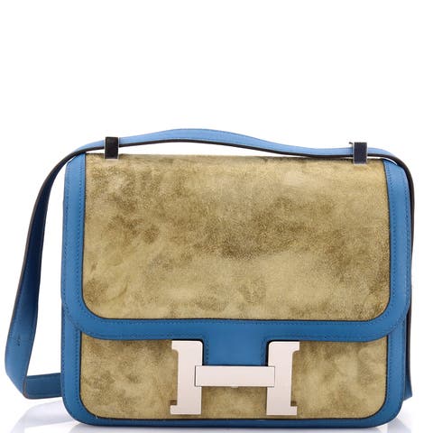 Constance Bag Doblis Suede with Swift 23