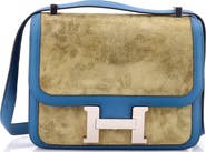 Pre-Owned Hermes Constance Bag Doblis Suede with Swift 23