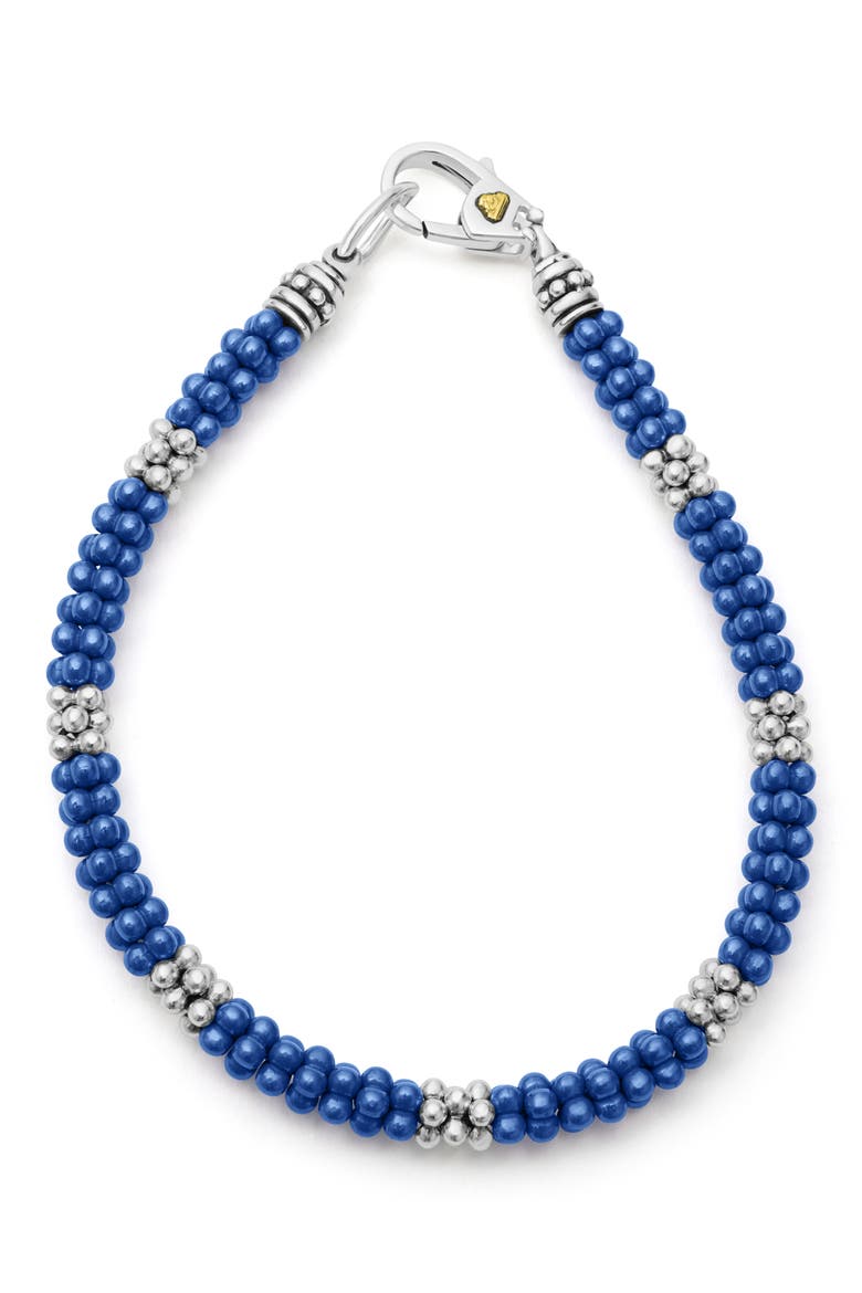 Blue Caviar Rope Bracelet, Alternate, color, ULTRAMARINE