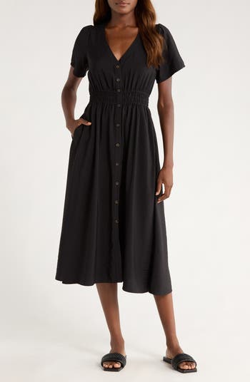 animal print long sleeve midi dress Kenneth Cole