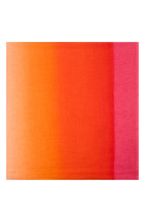 Saachi Summer Gradient Scarf In Orange