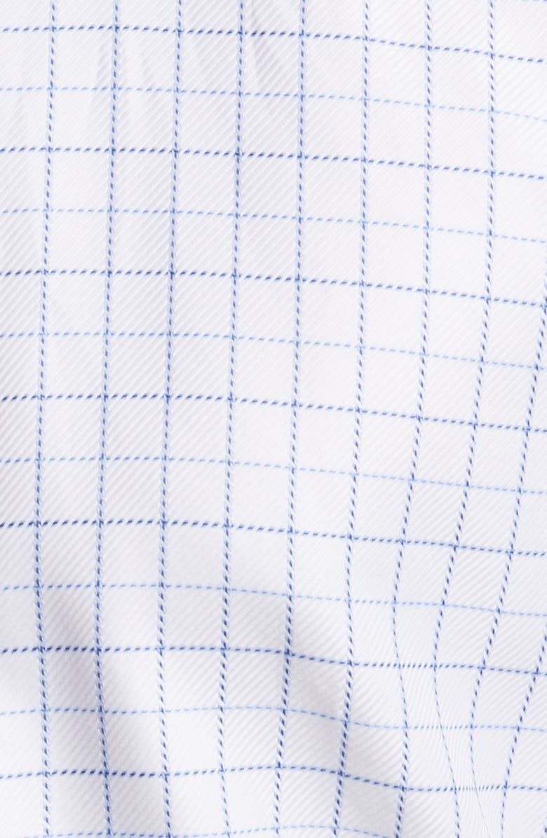 Canali Regular Fit Check Cotton Jacquard Dress Shirt, Alternate, color, 